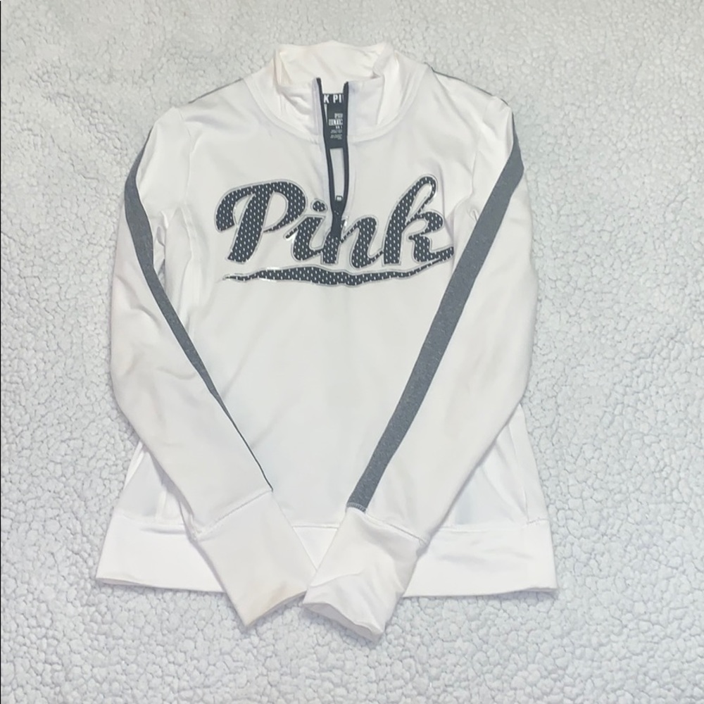 PINK quarter zip jacket, lightly worn